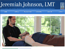 Tablet Screenshot of jeremiahmassage.com